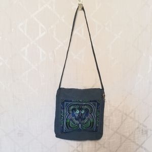 Thai Tribe Bag Tote Boho Hippie Embroidered Purse Blue